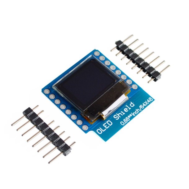 Wemos D1 Mini - 0,66 Zoll OLED LED LCD Display