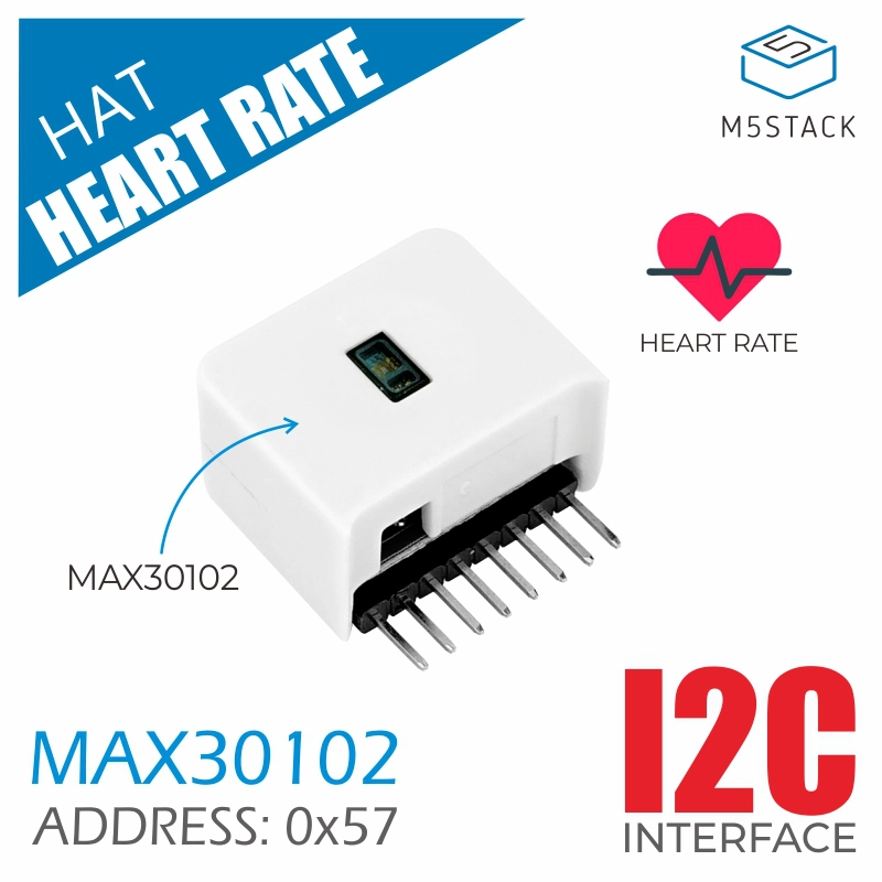M5Stickc - M5Stack Offizieller M5StickC Herzfrequenz-Hat (MAX30102)