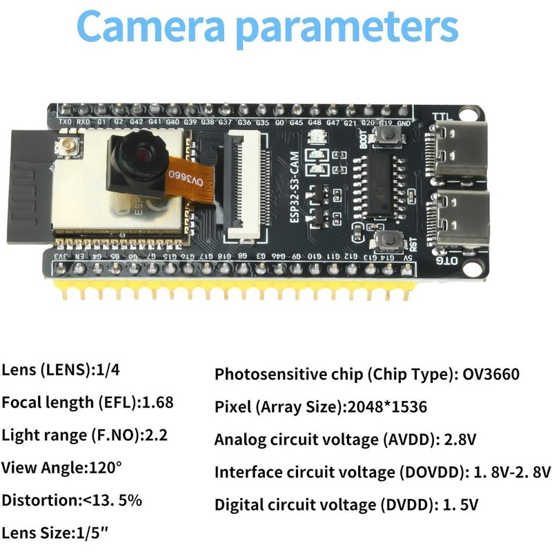 ESP32-S3-CAM-Platine mit OV366 – Doit Esp32 Bewertung und Preis