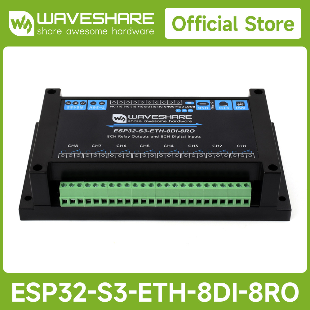 Waveshare Industrial 8-Kanal E – Lolin S3 Bewertung und Preis
