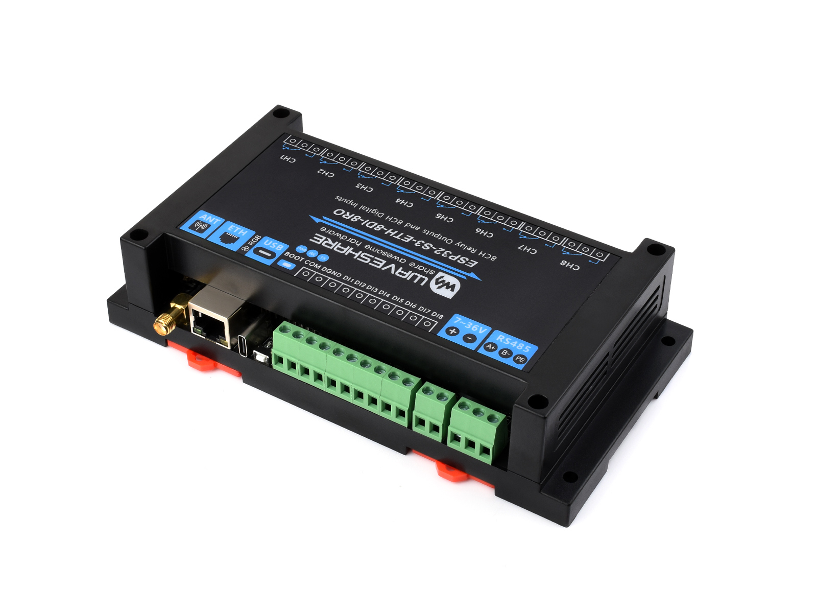 Waveshare Industrial 8-Kanal E – Lolin S3 Bewertung und Preis