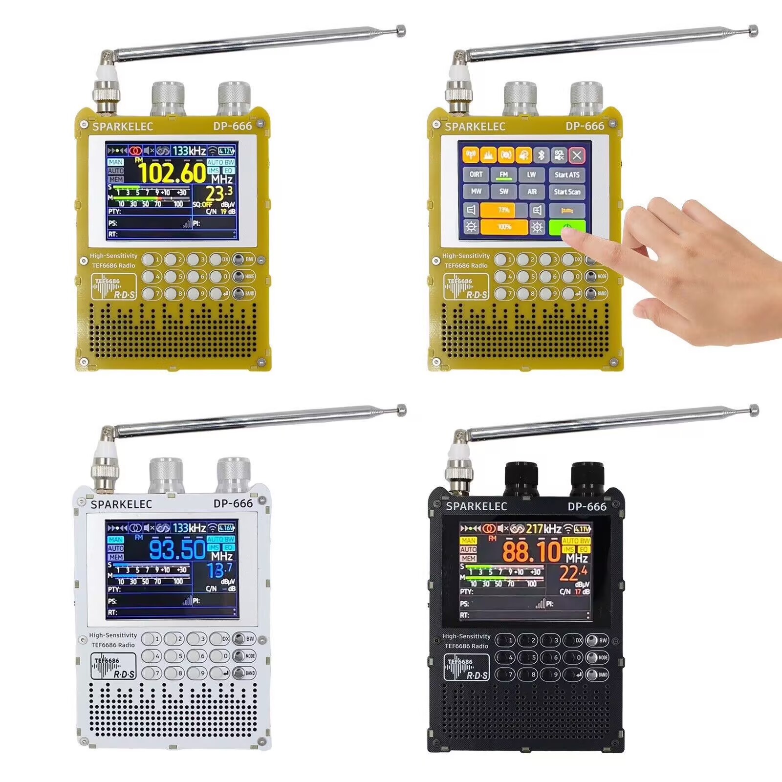 Neues DP-666 TEF6686 Radio mit – Devkitc Bewertung und Preis